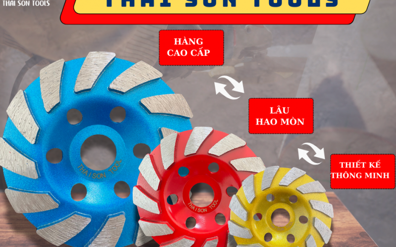 Bát Mài Bê Tông Thái Sơn Tools không chỉ mài mà còn 
